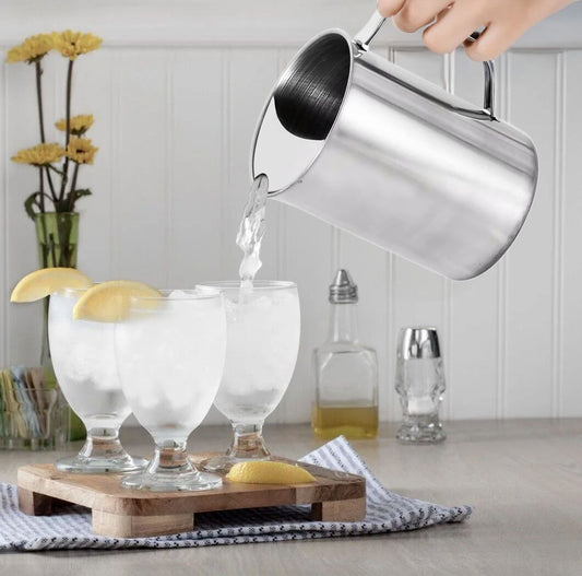 My Bar Water Jar pitcher 1.8L serving Drinks Stainless Steel Metal drinks dispenser