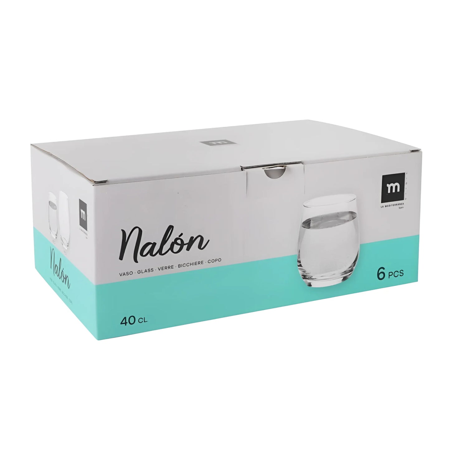 Nalon 400ml Drinking glass tumbler quality glass water juice cocktails