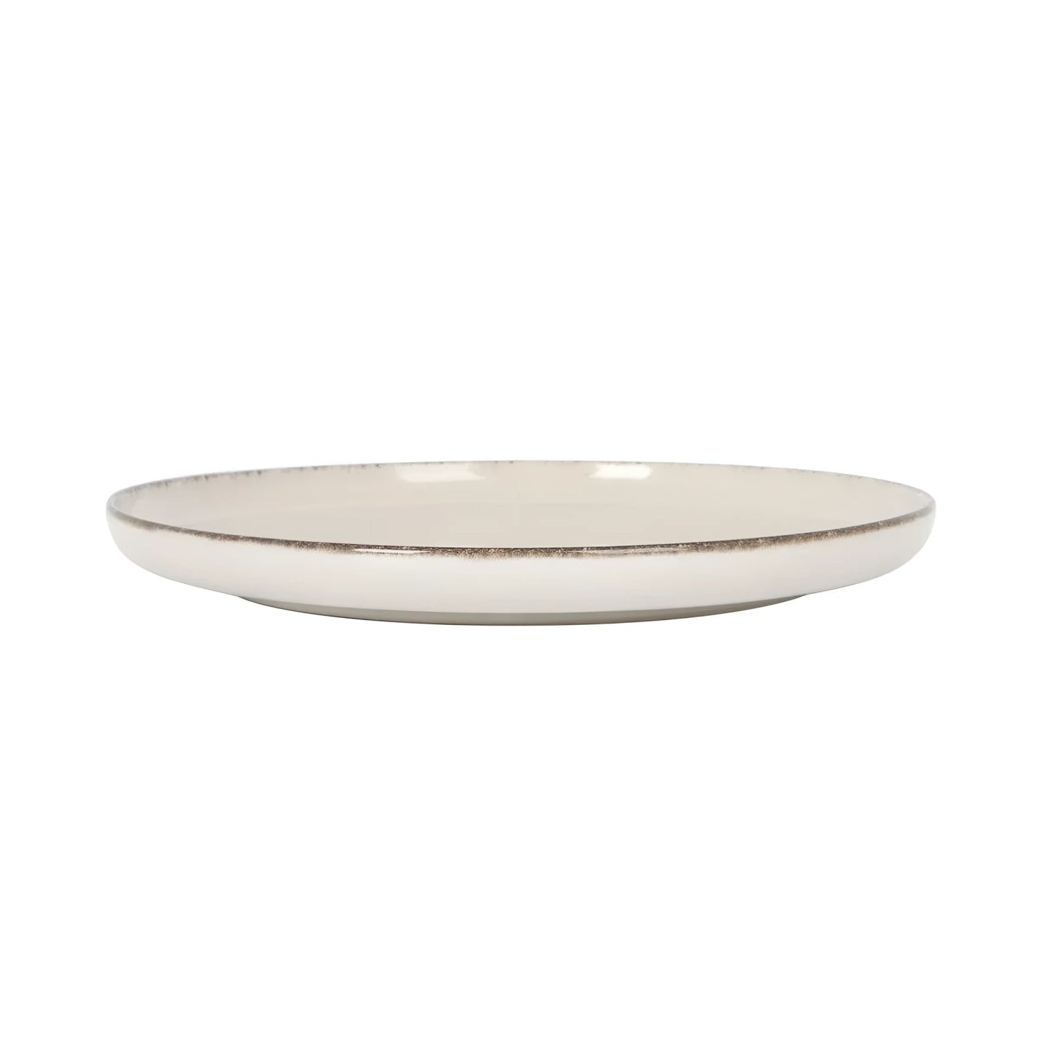 Nordic Anllo Ivory Glossy 25cm Dinner Plate