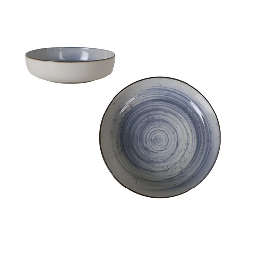 Nordic Swirl 18cm Pasta Bowl Stoneware
