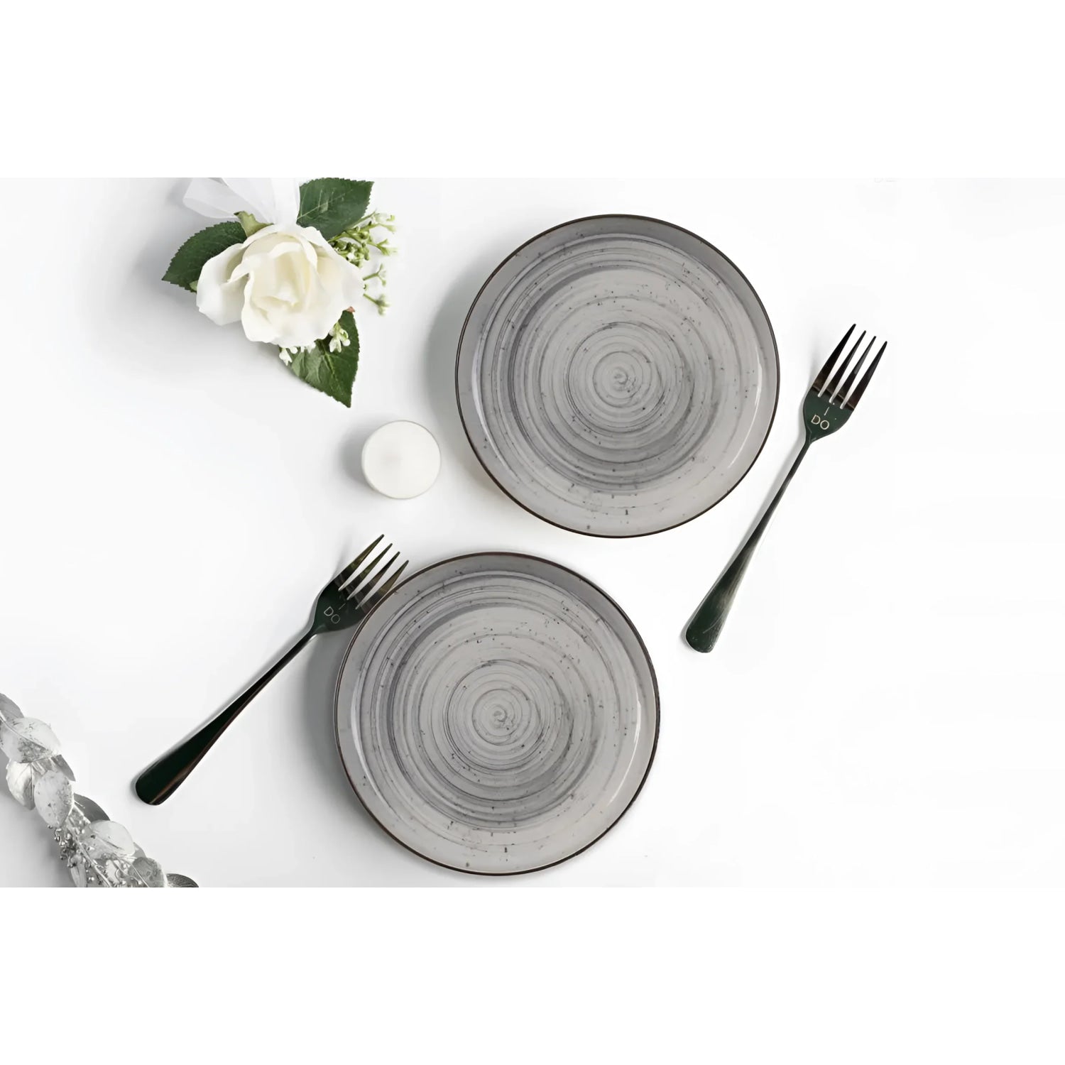 Nordic Vortex 15.5cm Side Plate Stoneware
