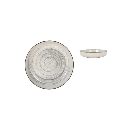 Nordic Vortex 23cm Pasta Bowl Stoneware