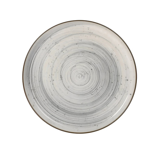 Nordic Vortex 32cm Dinner plate Under plate presentation plate dinner plate Stoneware