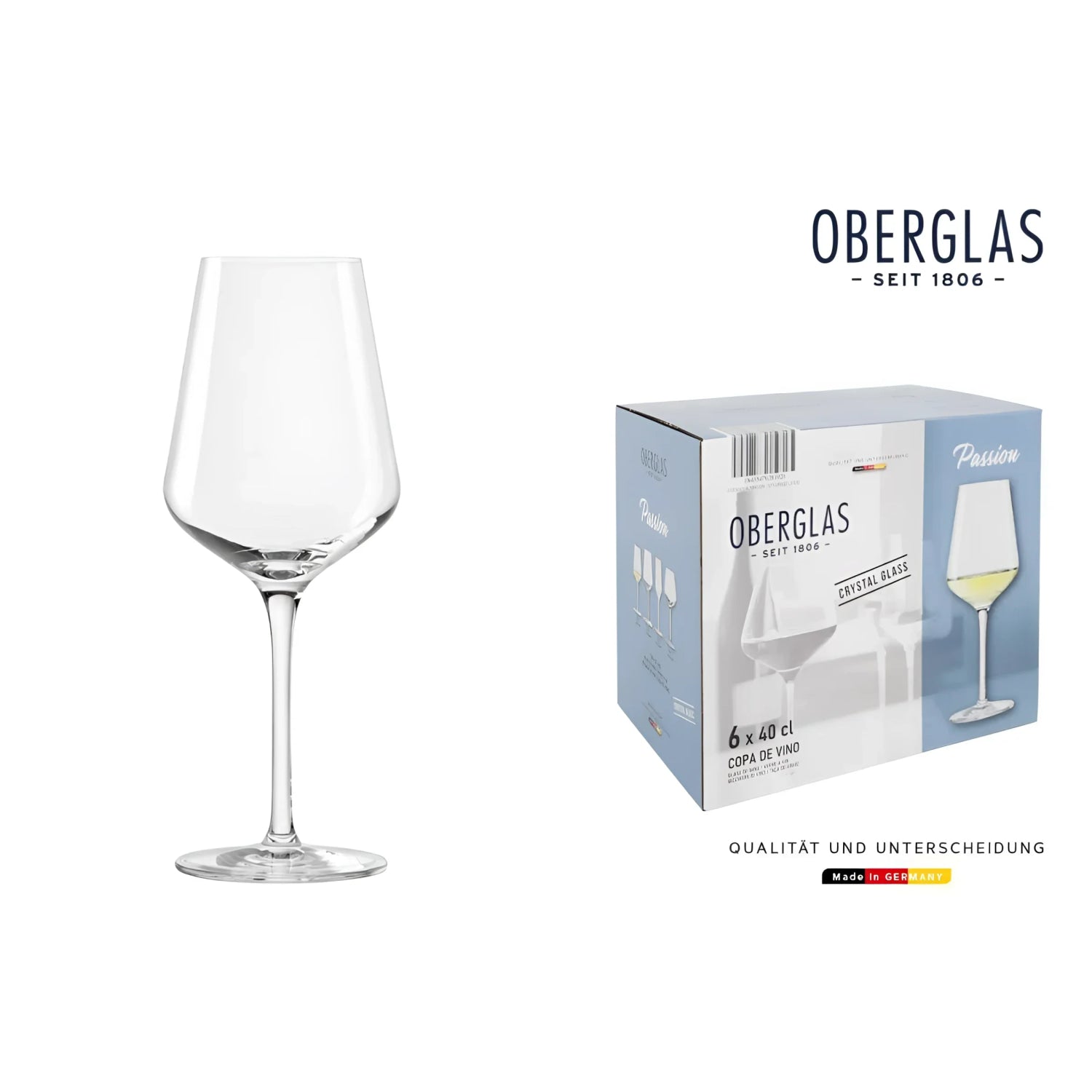 Oberglas Passion 400ml Large Crystal glass wine Glasses