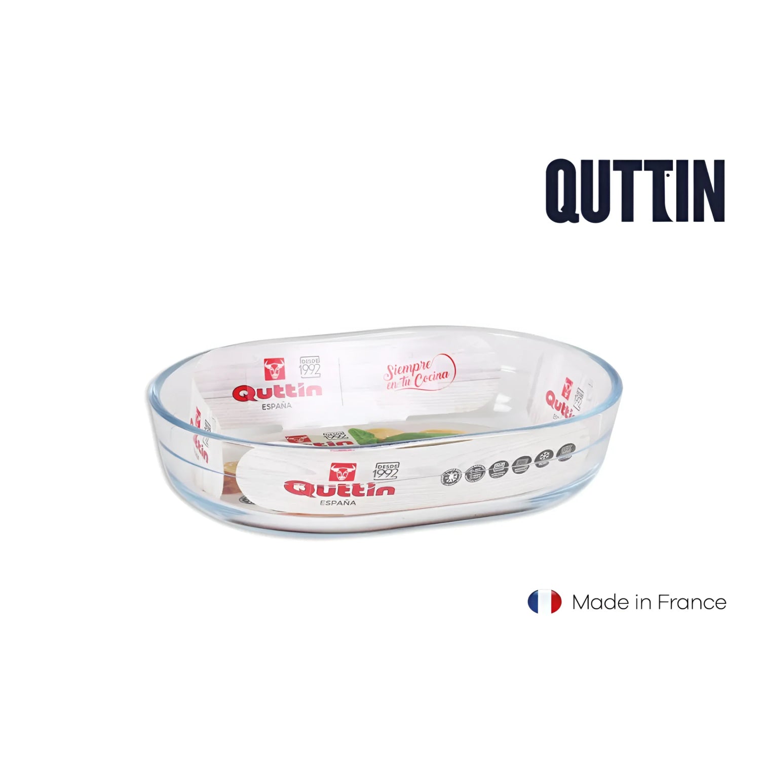 Oval Oven dish Tin 600ml Quttin Air Fryer