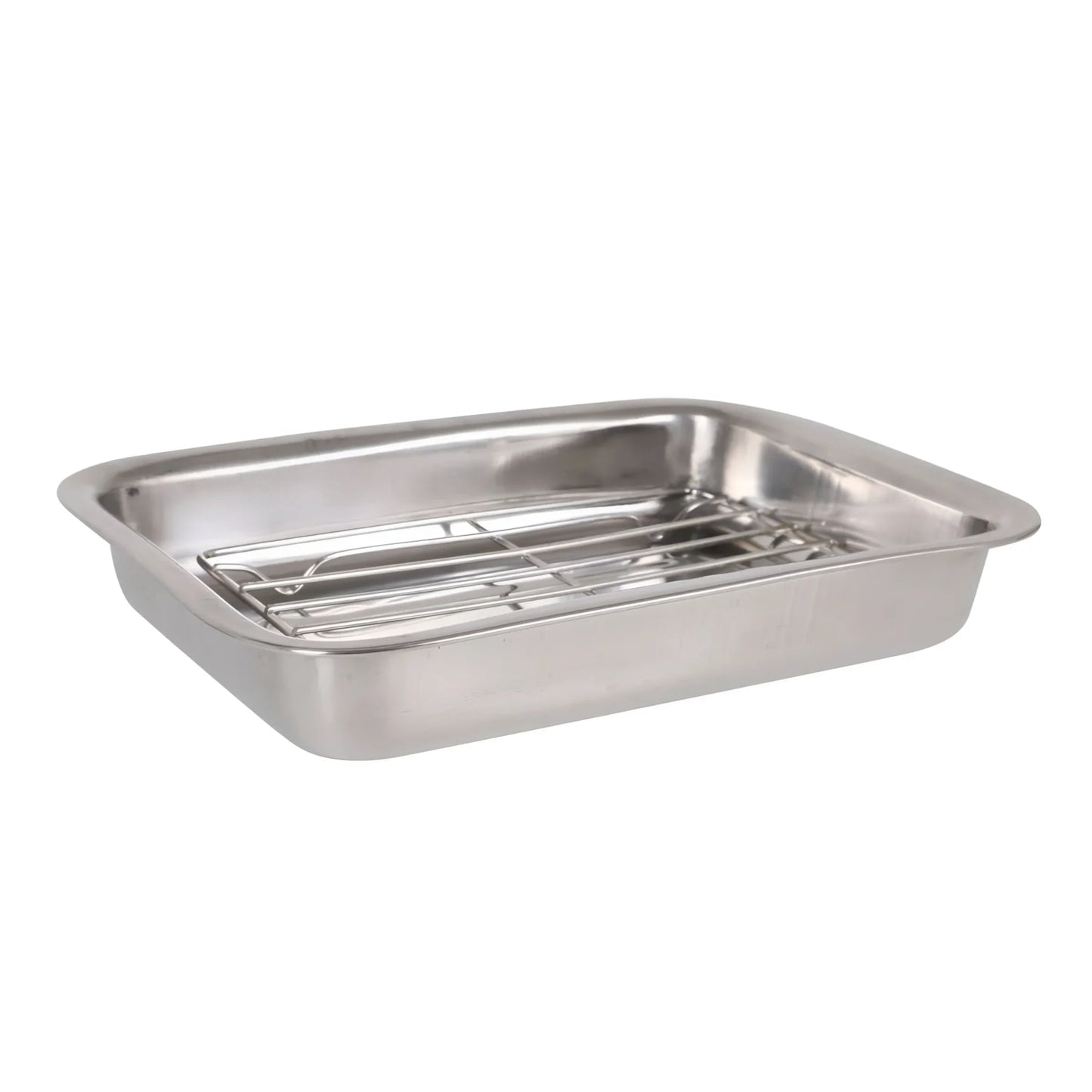Oven tray Stainless Steel with Grill 27.5x20cm Quttin