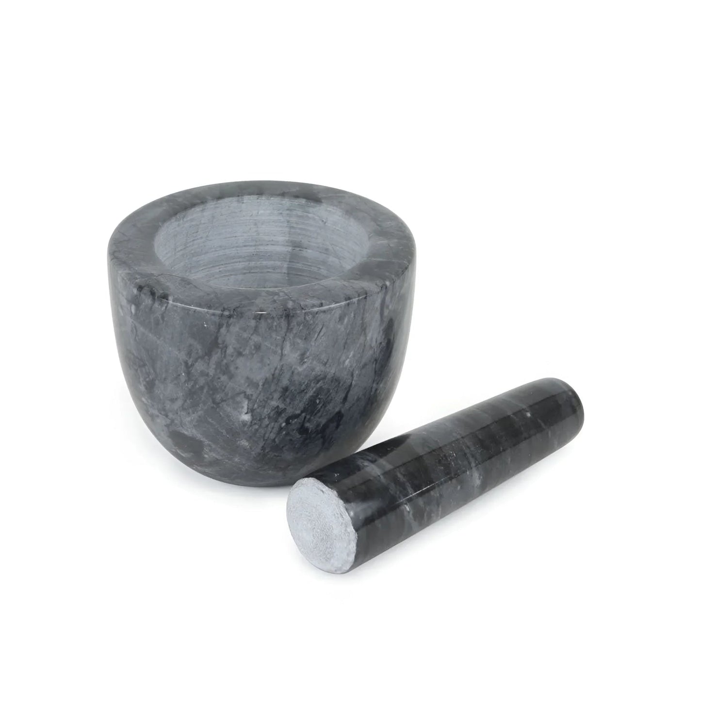 Marble Press Condiment Spice Grinder Grained Mortar Handheld Pestle