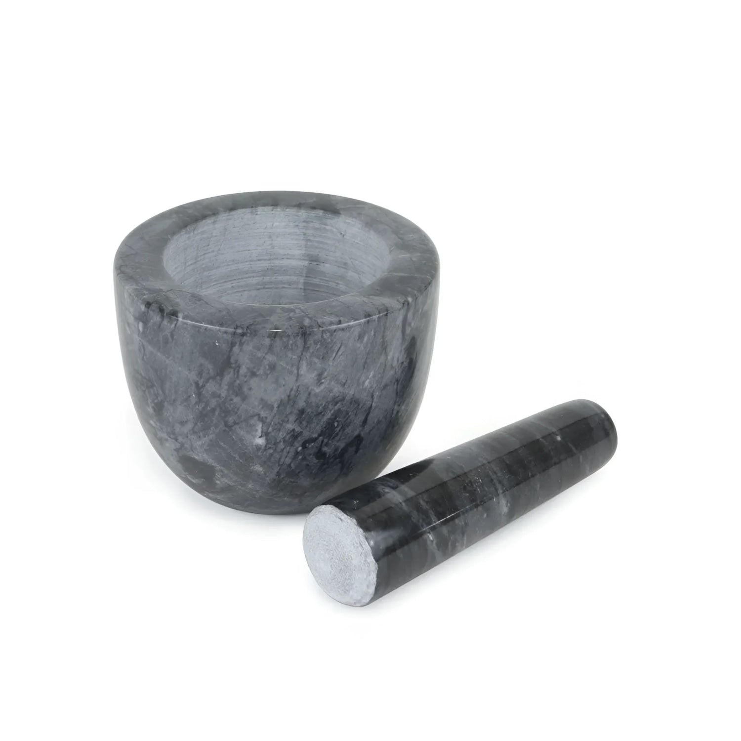 Marble Press Condiment Spice Grinder Grained Mortar Handheld Pestle