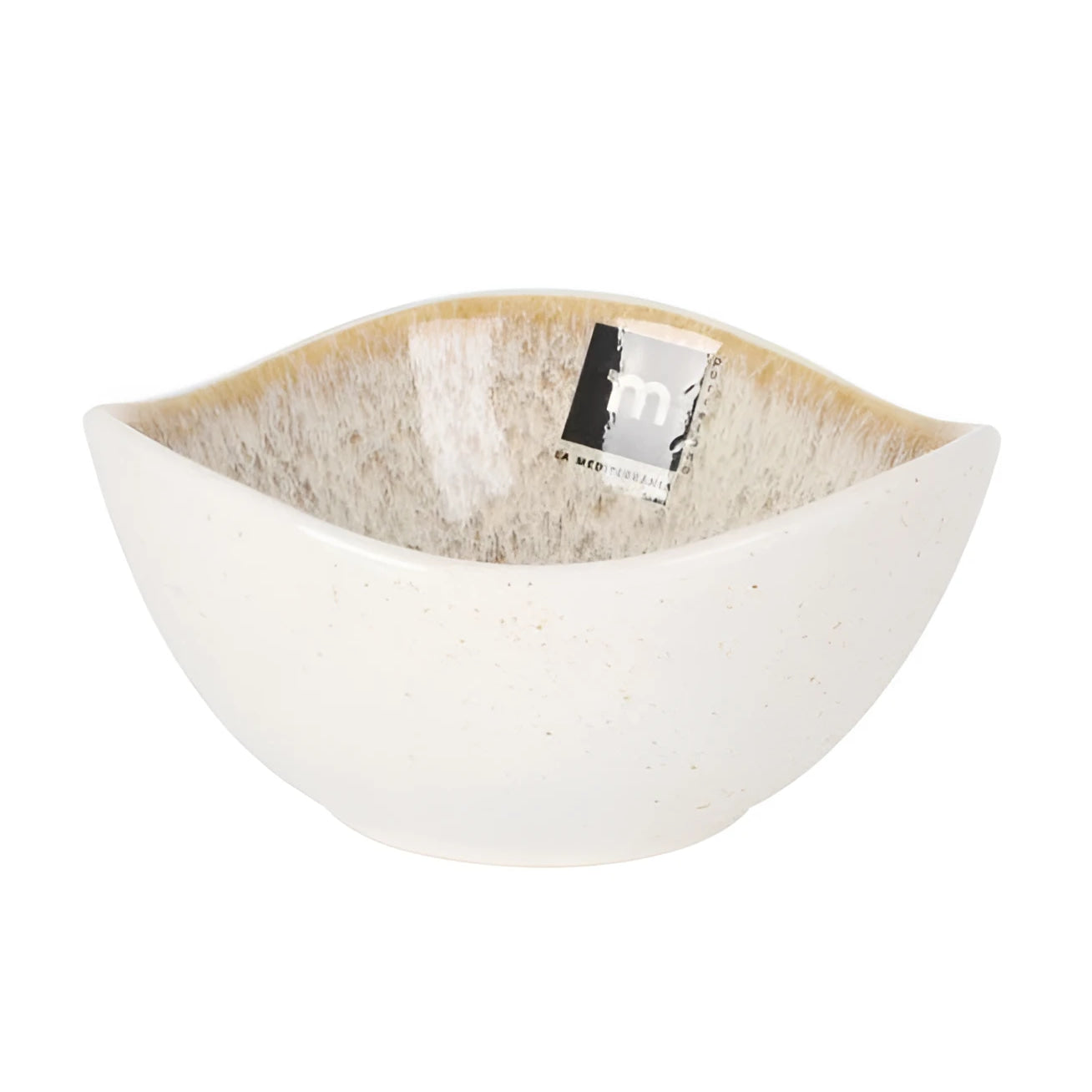 Pica Pica green blue ramekin with white speckled textured interior