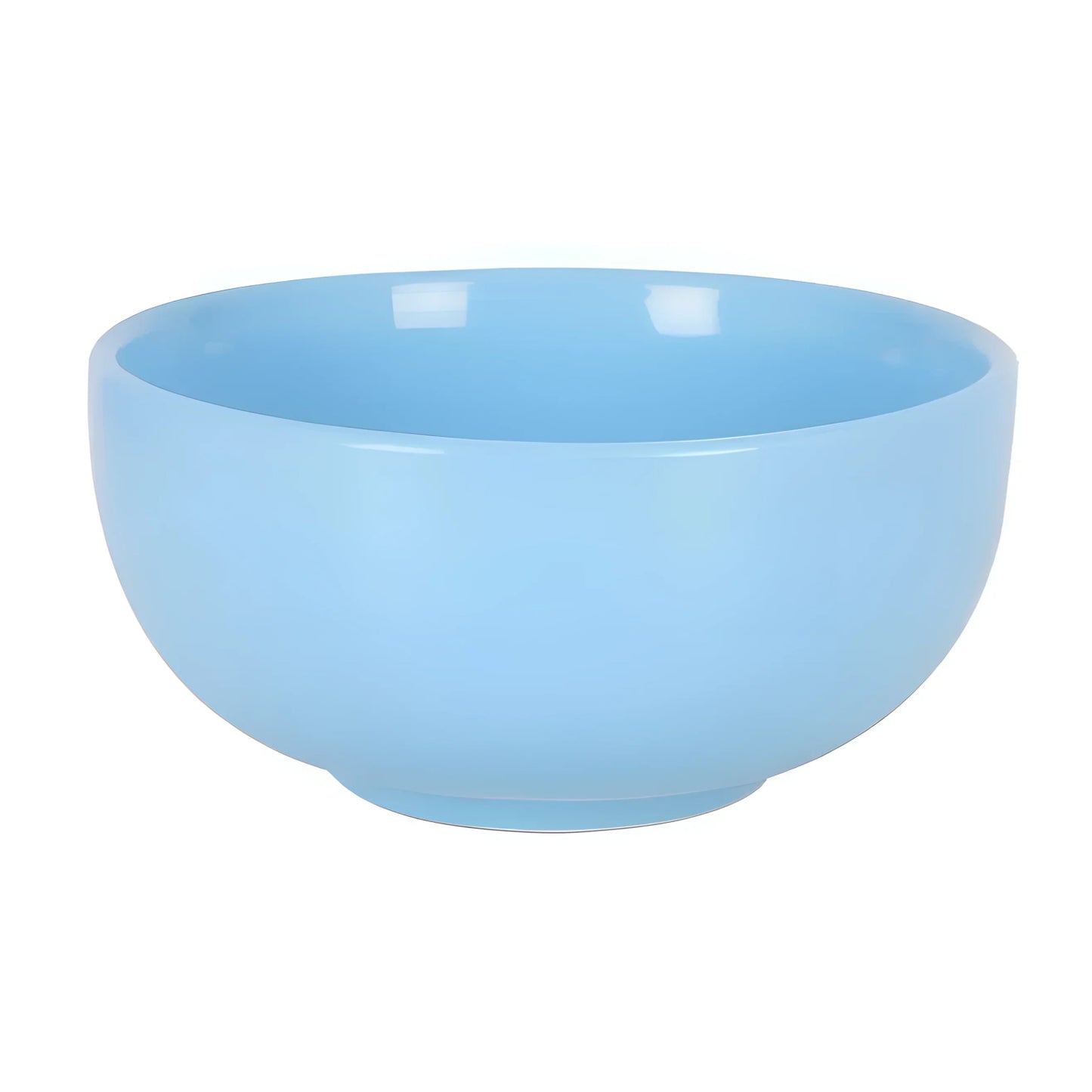 Porcelain breakfast cereal bowl Zinnia blue 700ml Ceramic