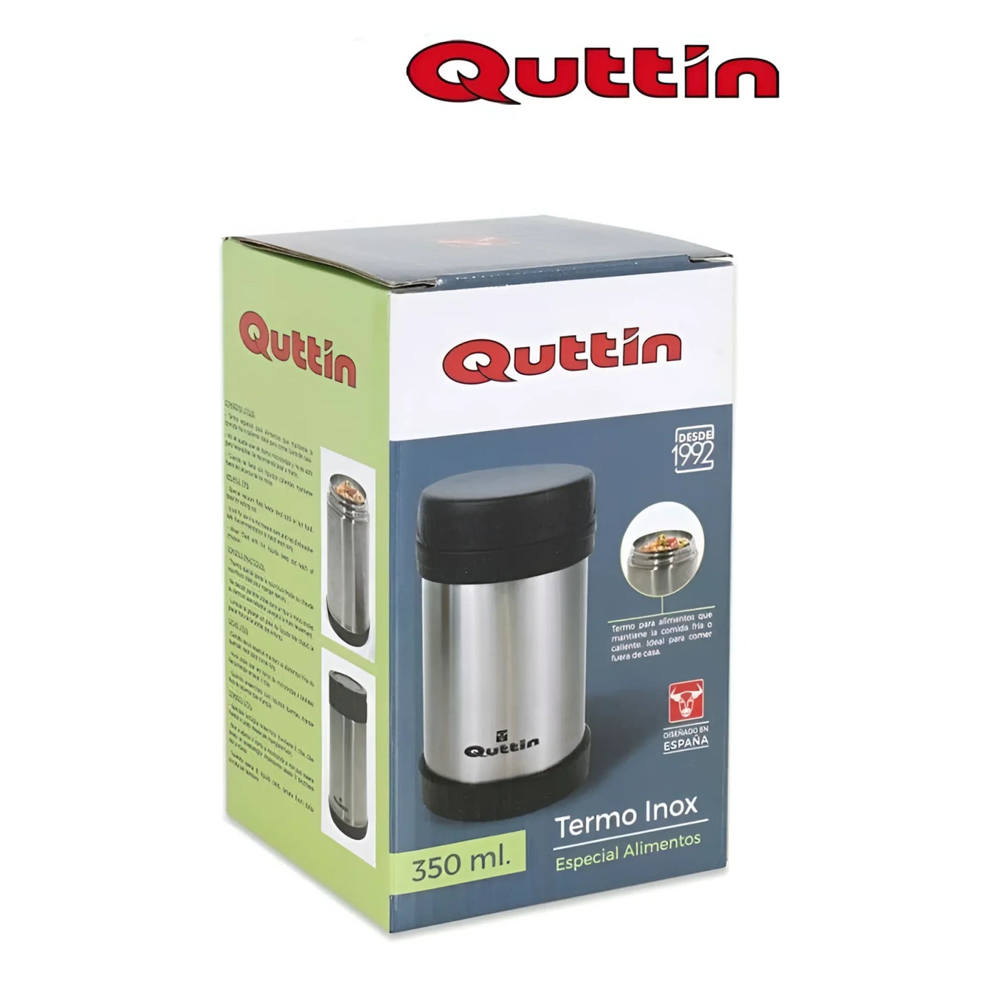 QUTTIN 350ml thermo for food container lunch box perfect for baby food meals