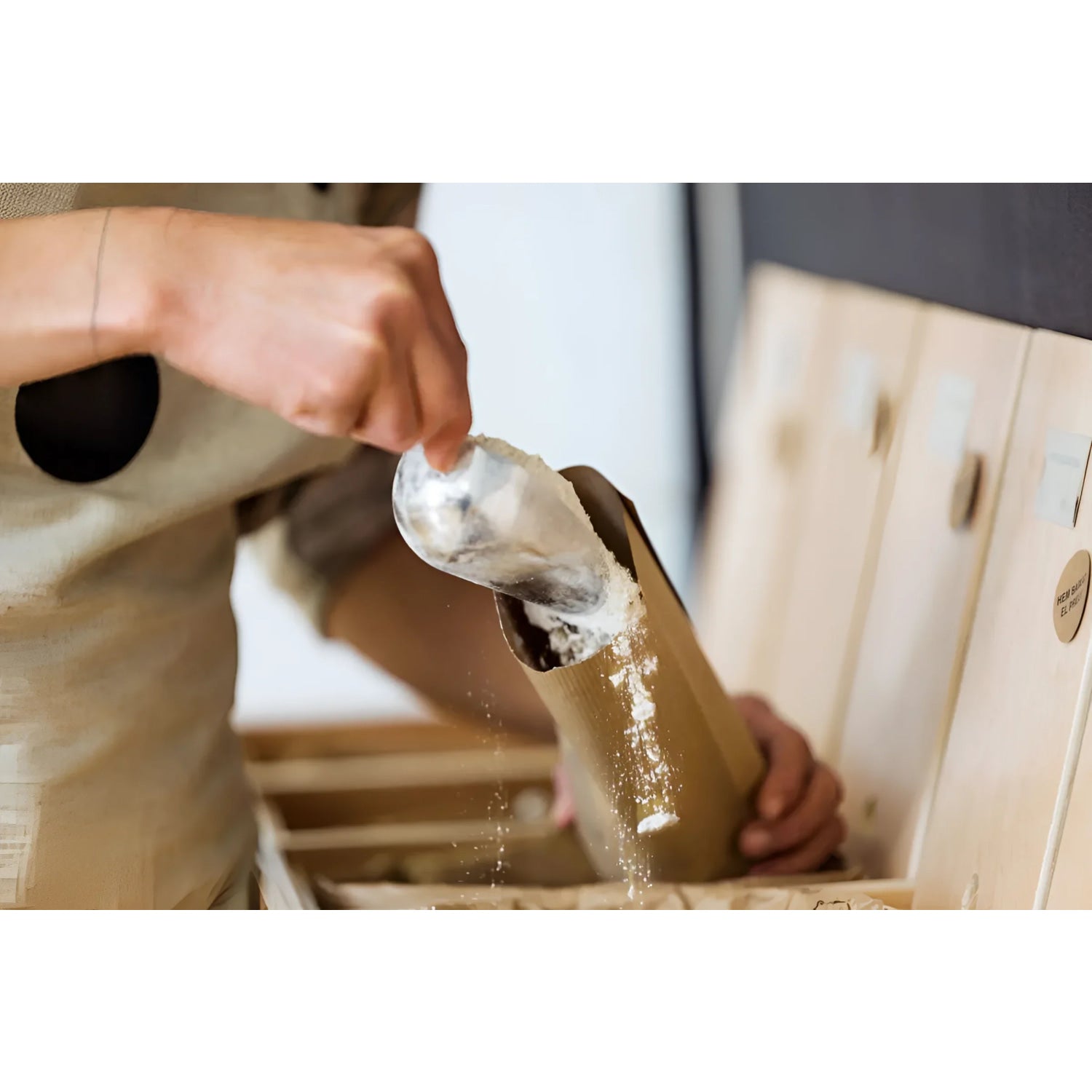 Quttin Dispenser Spoon Stainless Steel 24.5 x 10 x 5 cm