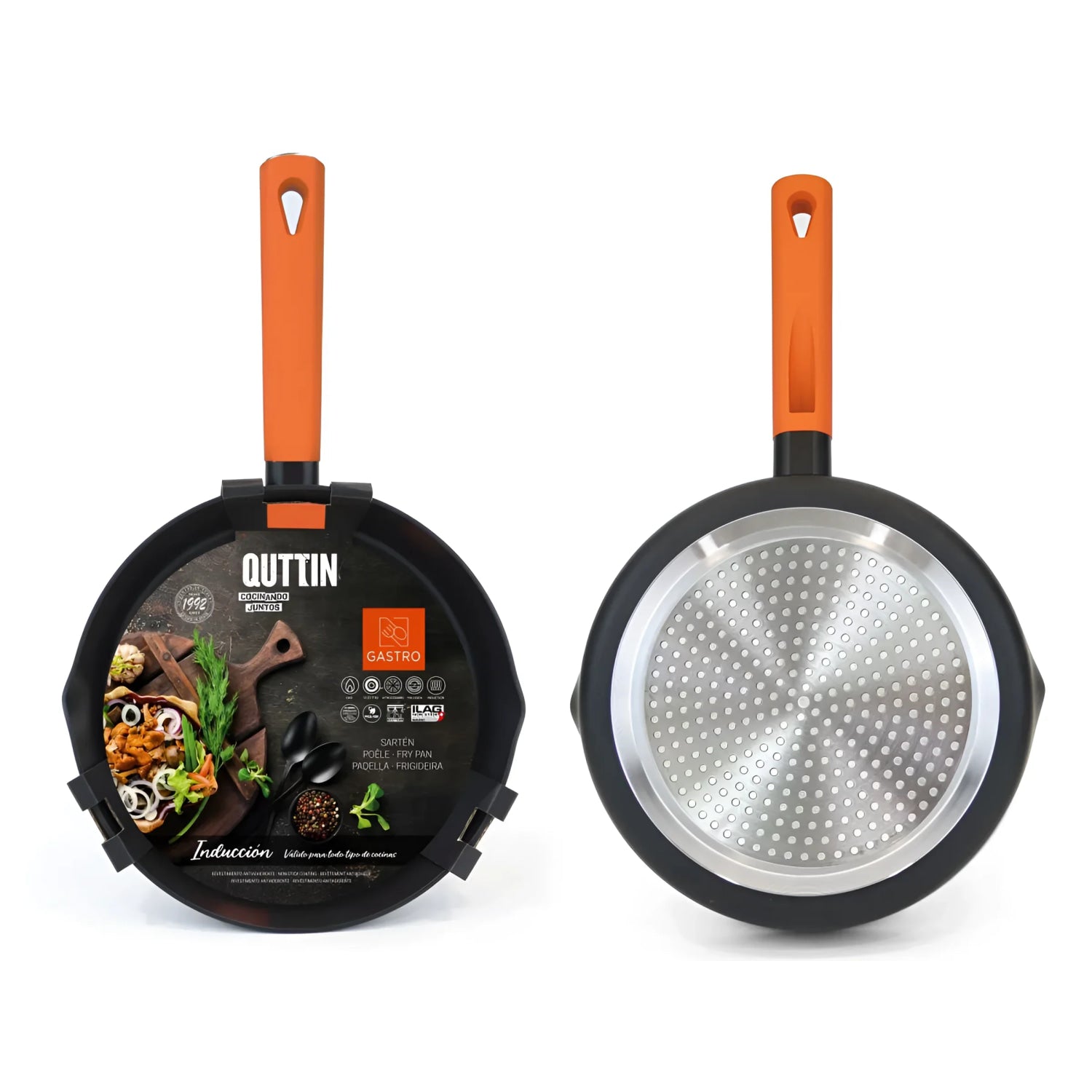 Quttin Gastro 28cm Frying pan Pressed Aluminium Non Stick Induction