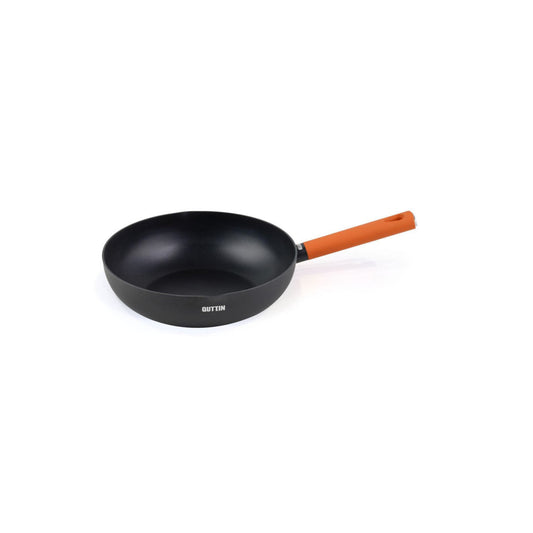 Quttin Gastro 28cm Wok Frying pan Pressed Aluminium Non Stick Induction
