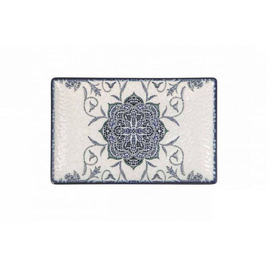 Rosetta rectangular 20x13cm dessert plates