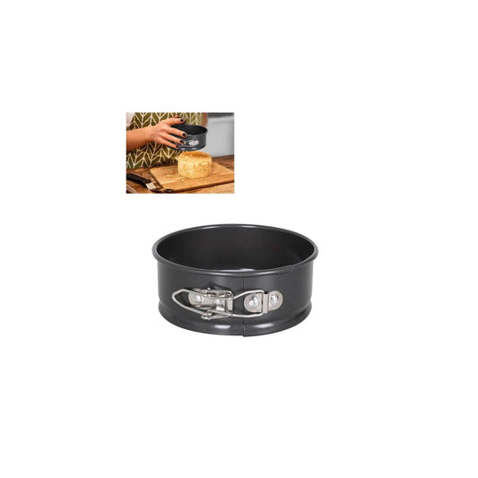 Round Cake Pan Tin Nonstick Removable Bottom Loose Base Baking Bakeware Mold 12x5cm - cake tin