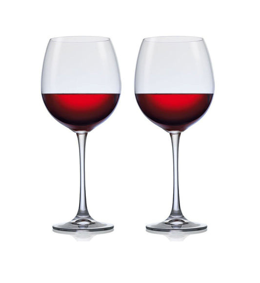 2x xxl giant red Wine Glasses cup 850ml / 25.5 oz Ballon Bohemia Crystal