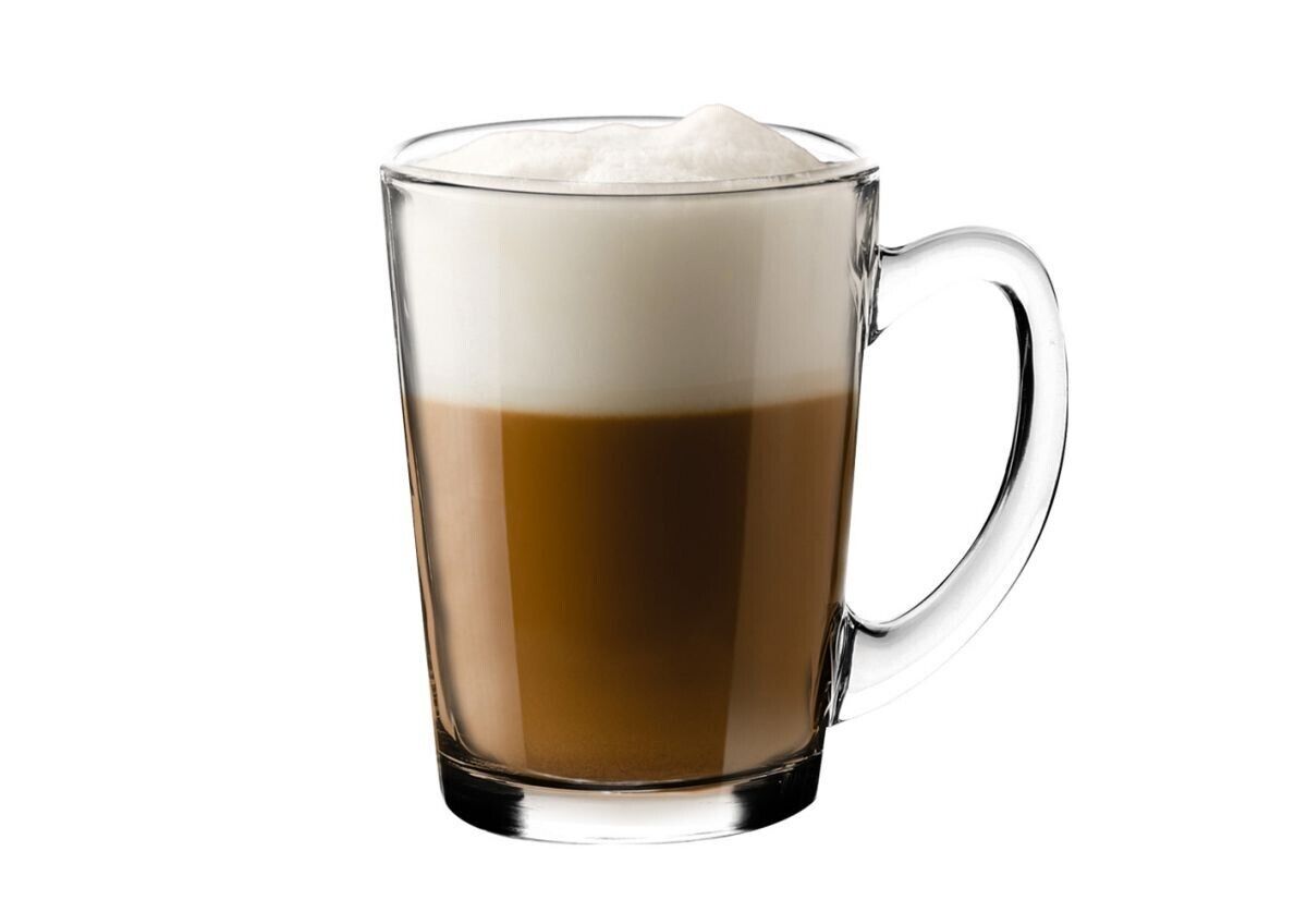 Coffee latte cappuccino glass mug 307ml Arba