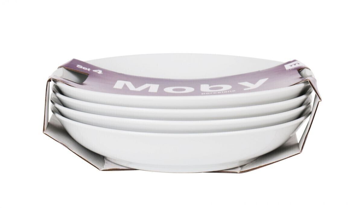 Moby 21x4cm Bowl White Porcelain
