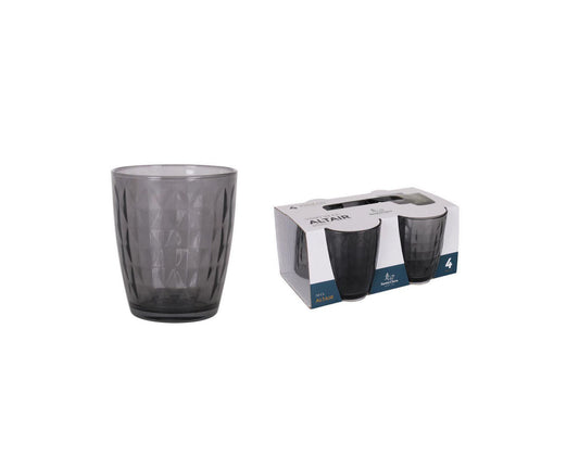 Altair diamonds Grey Smoke 340ml drinking glass