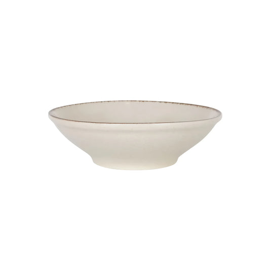 Salvora Ivory Salad bowl Pasta bowl Large 24cm Stoneware