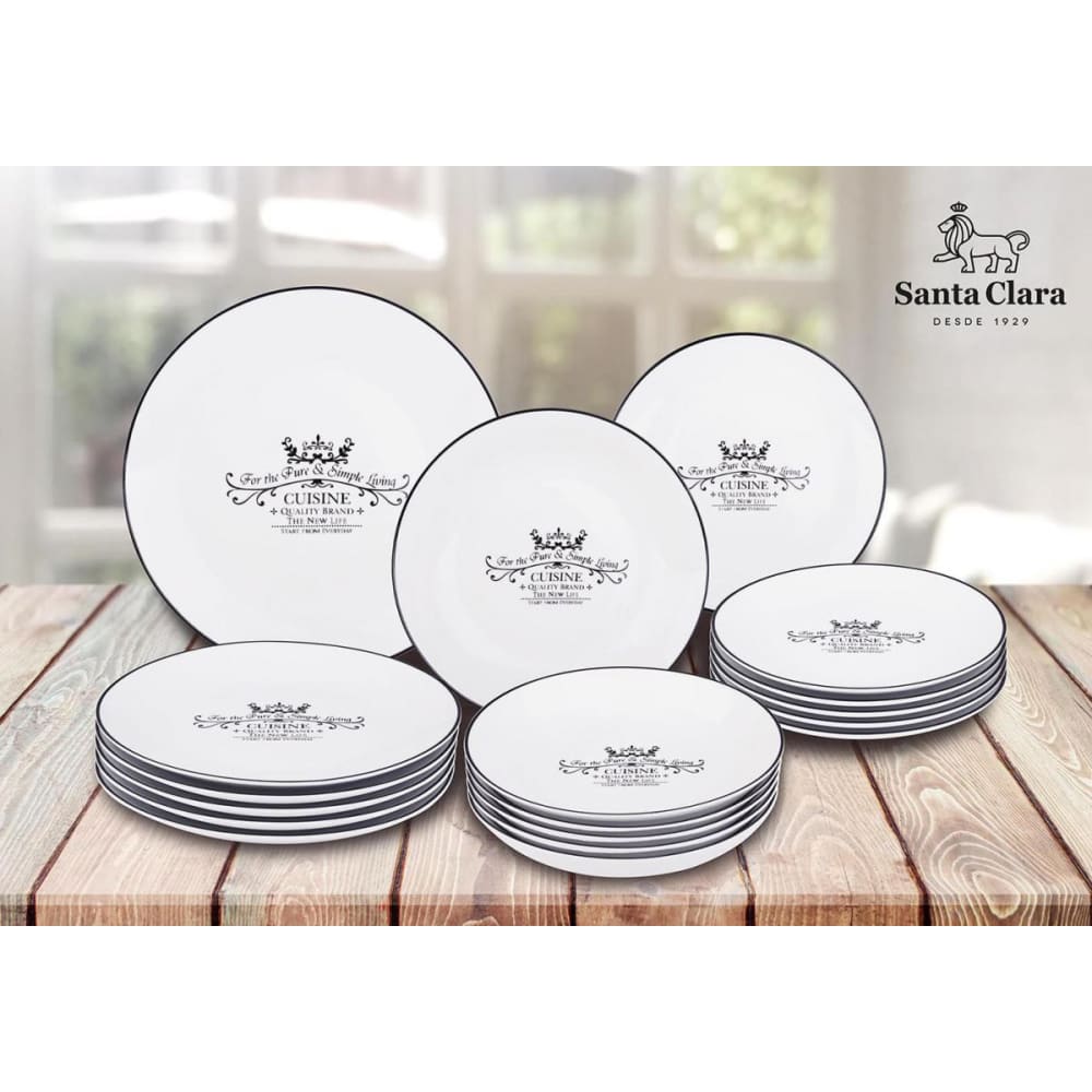SANTA CLARA 18pcs Porcleain dinner set dinner plates CUISINE