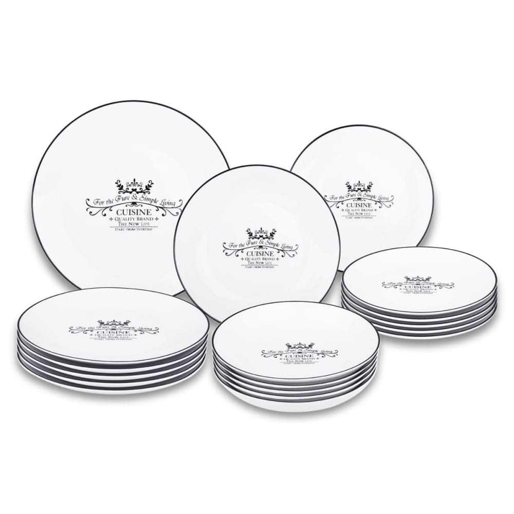 SANTA CLARA 18pcs Porcleain dinner set dinner plates CUISINE