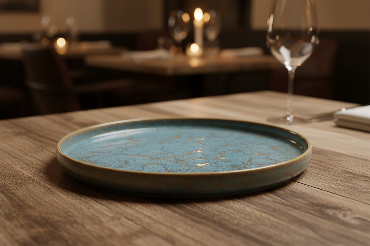 Scratch Blue 26.5cm Dinner plate Stoneware