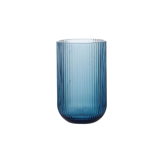 Sonella Blue Highball drinking glasses 430ml
