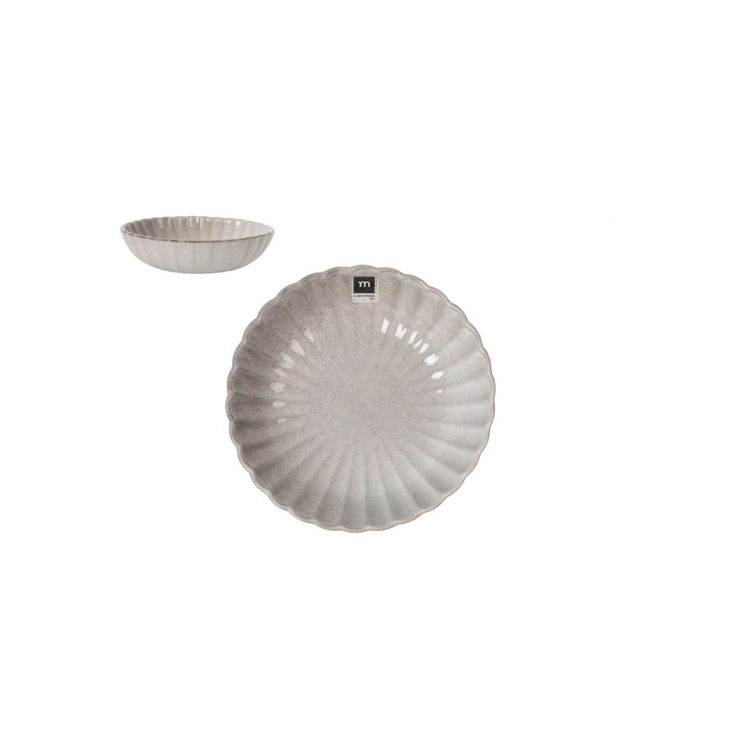 Talaier 20x5.4cm pasta bowl grey Vintage Stoneware