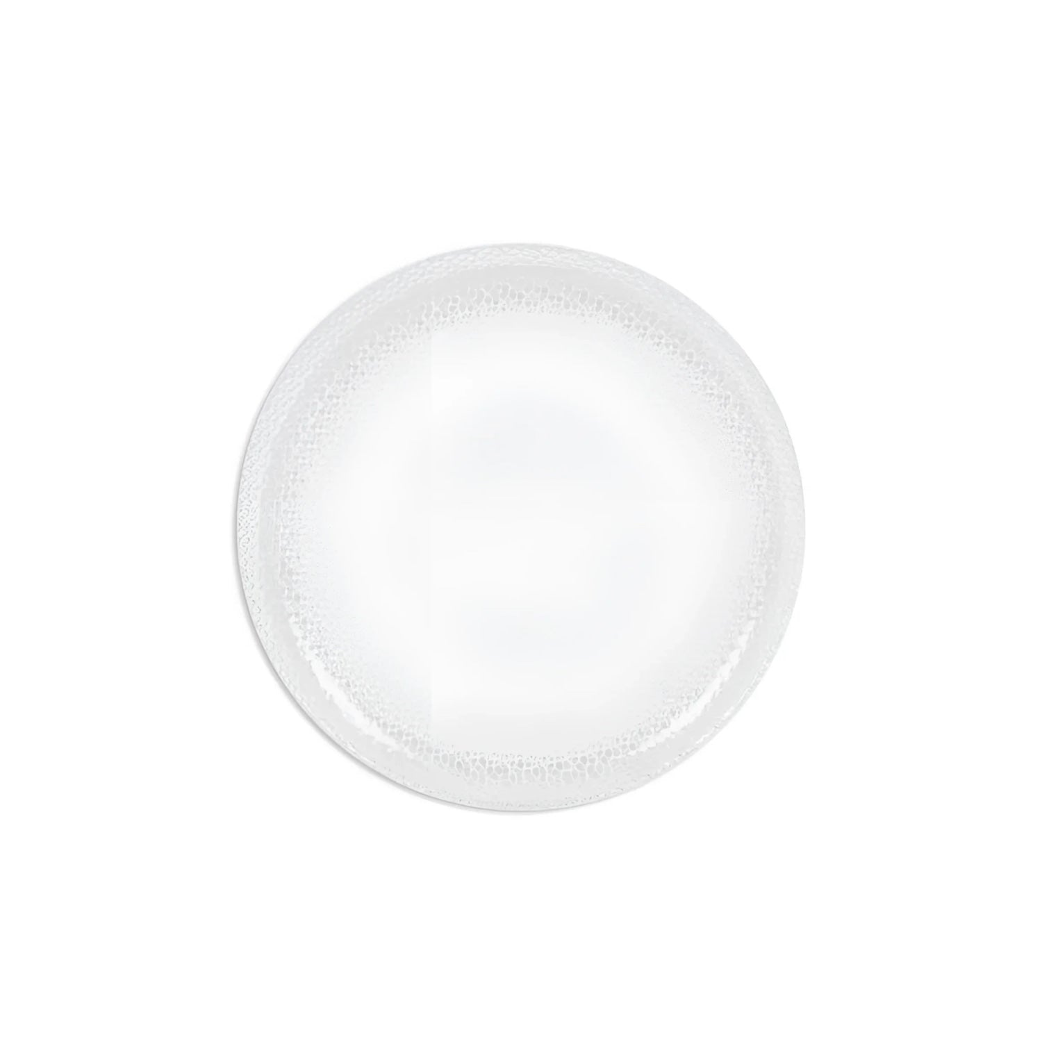Tuana 19cm side plate hand made glass Clear glass