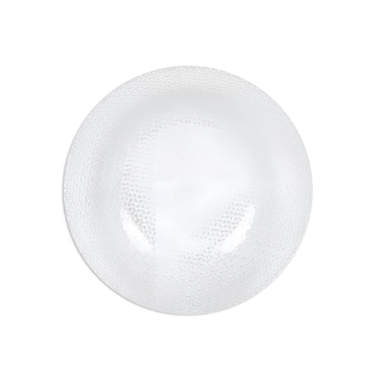 Tuana 21cm Pasta bowl hand made glass Clear glass