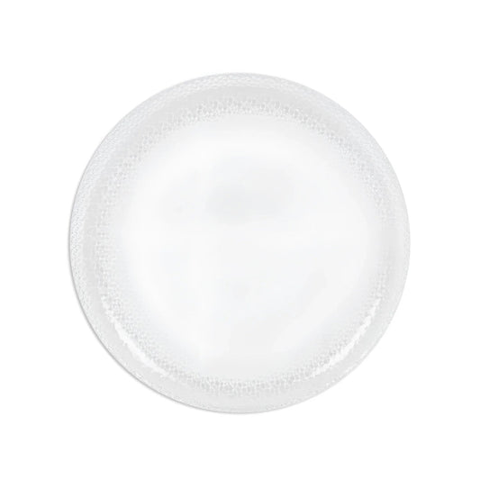 Tuana 27cm Dinner plates hand made glass Clear glass