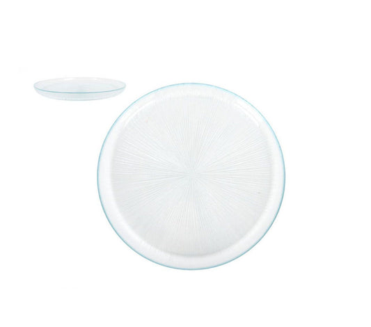 Venezia 28cm glass Dinner plate