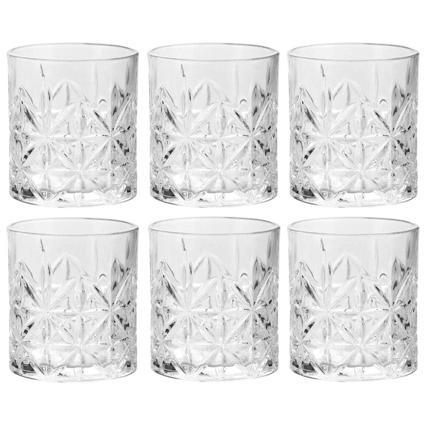 Whisky glass 260ml Milan tumbler vintage glassware