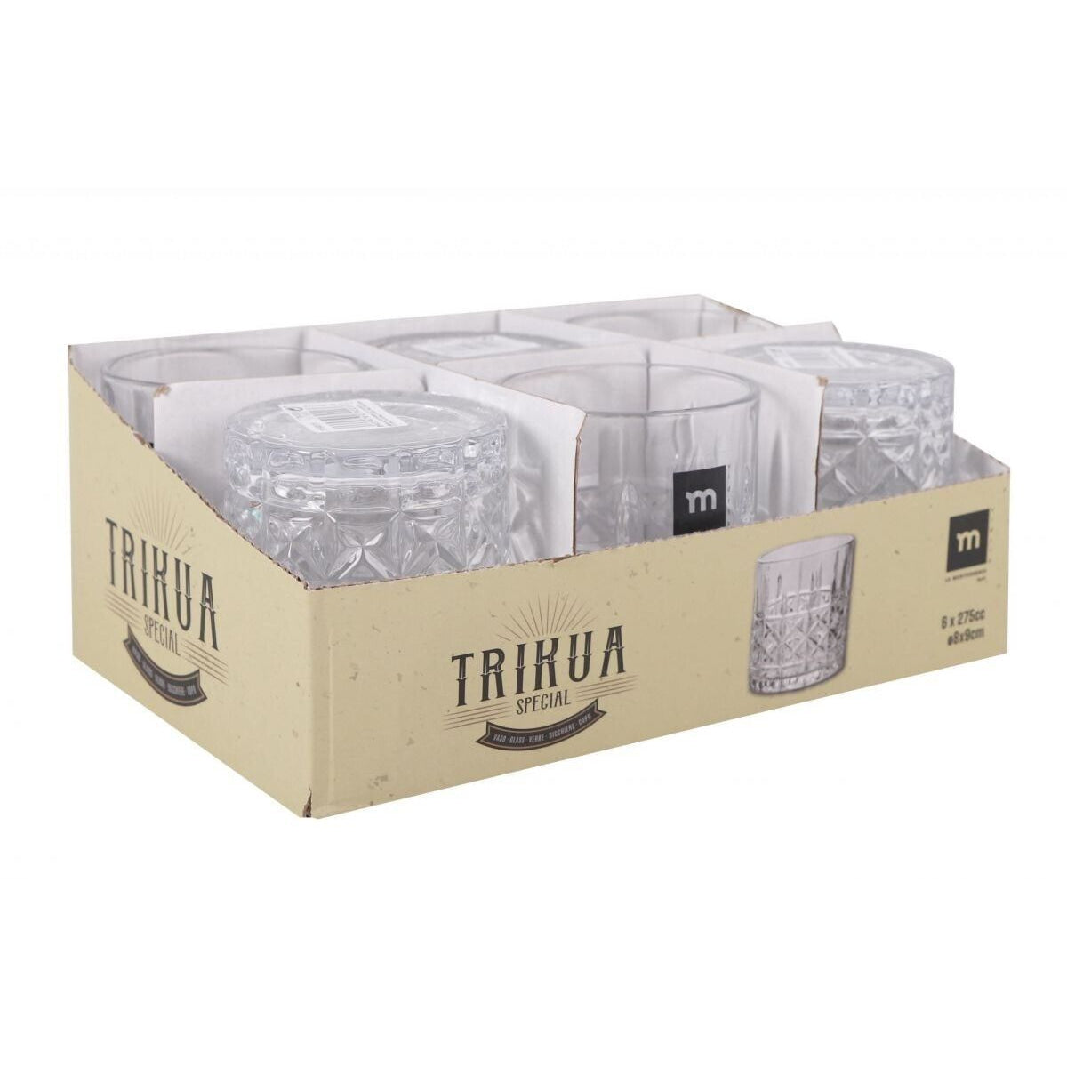 Whisky glass 310ml Trikua