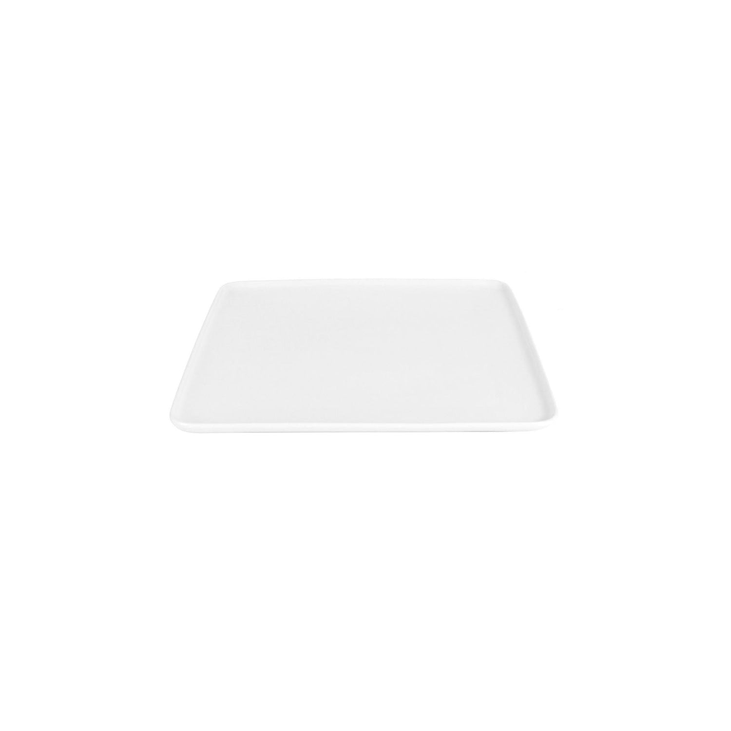 White porcelain square dinner plate tray serving dish 30cm