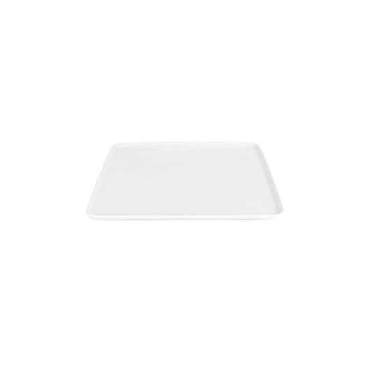 White porcelain square dinner plate tray serving dish 30cm
