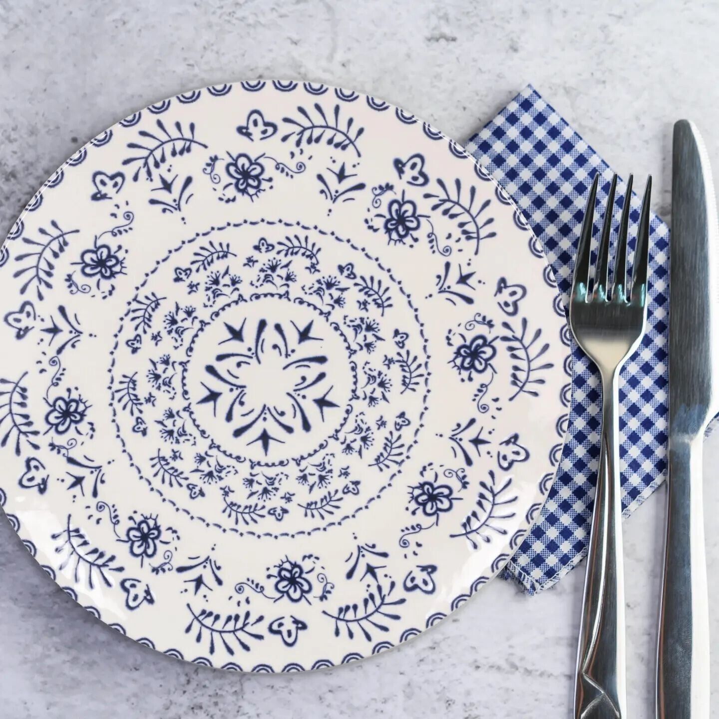 Blur 12 piece dinner set dinner service dinner plates + bowls + dessert