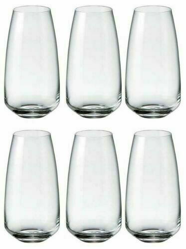 Bohemia Crystal cocktail gin HIGHBALL drinking glasses Lead Free Alizee